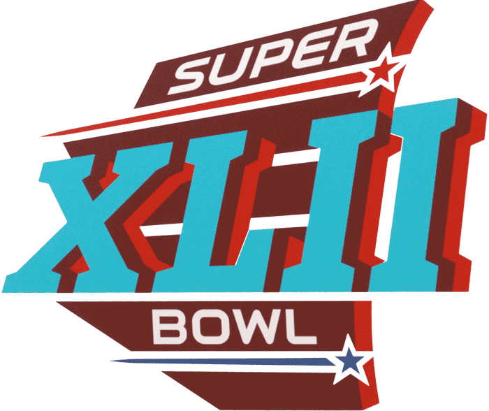 Super Bowl XLII Primary Logo iron on transfers for T-shirts